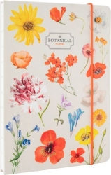 Grupo Erik Τετράδιο Ριγέ Α5 Premium Botanical Flowers Πολύχρωμο