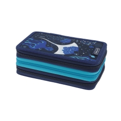 Herlitz Κασετίνα Τριπλή Γεμάτη 31τμχ Deep Ocean 50043415