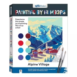 Hinkler ArtMaker Painting By Numbers Alpine Village PN-02