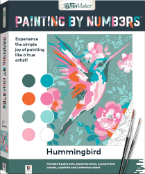 Hinkler ArtMaker Painting By Numbers Hummingbird PN-01
