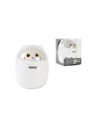 i-Total Επιτραπέζιος Κάδος Απορριμάτων Cat White 16x12εκ. XL2702