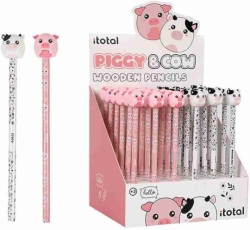 I-Total Gift Μολυβι Γουρουνακι Αγελαδίτσα XL2308J