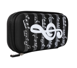 i-Total Κασετίνα 23x10x4,5cm Music Μαύρη XL2291A
