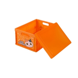 i-Total Πλαστικό Κουτί Αποθήκευσης Orange Cat 30x21x15εκ. XL2702B