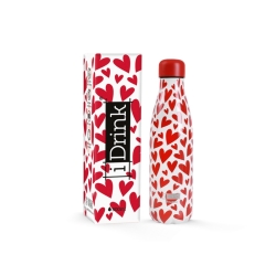 iDrink Μπουκάλι Θερμός 500ml Hearts ID0438