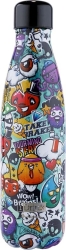 iDrink Μπουκάλι Θερμός 500ml Urban Graffiti BPA-Free ID0085