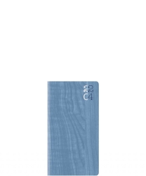 Ημερολόγιο Εβδομαδιαίο Τσέπης 8x15cm Woodline Γαλάζιο 683AP.440