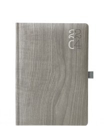 Ημερολόγιο Ημερήσιο 14,5x20,5cm Woodline Γκρι 689E6.445