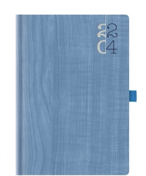 Ημερολόγιο Ημερήσιο 17x24cm Woodline Γαλάζιο 696E6.440