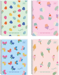 Interdruk Τετράδια Σπιράλ Sweet Smell 2 Θεμάτων 17x25 120Σελ.