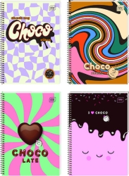 Interdruk Τετράδιο Σπιράλ Α4 2 Θεμάτων Choco Smell