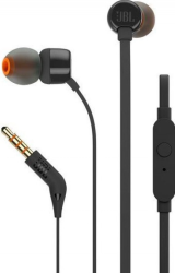 JBL T110 Purebass Ακουστικά Με Μικρόφωνο Μαύρο
