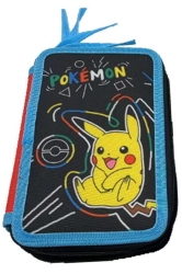 Κασετίνα Διπλή Γεμάτη Pikachu 233331