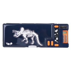 Yolo Κασετίνα Retro Με Κομπιουτεράκι Black Dino 10117