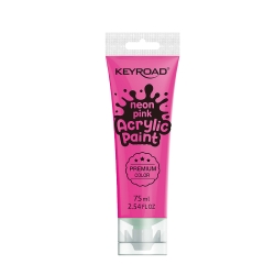 Keyroad Ακρυλική Μπογιά 75ml Neon Ροζ KR972216