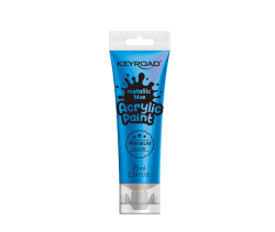 Keyroad Ακρυλική Μπογιά Μεταλλική 75ml Μπλε KR972209