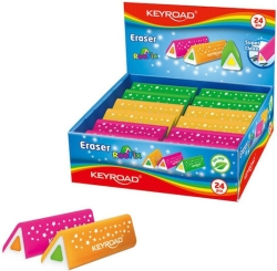 Keyroad Γόμα Τριγωνική Σε Διάφορα Χρώματα
