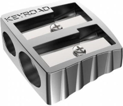 Keyroad Μεταλλική Διπλή Ξύστρα Γκρι