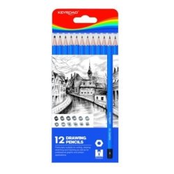 Keyroad Σετ Μολυβιών Σχεδίου ΗΒ 12τμχ KR972271