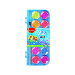 Keyroad Σετ Νερομπογιές Neon 12χρ Με Πινέλο KR972801
