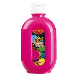 Keyroad Τέμπερα Fluo Poster Paint 300ml Φωσφοριζέ Φουξ KR972107