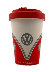 Κούπα Θερμός 0,4 λίτρα Volkswagen Red Screw Top Bamboo BAMB148