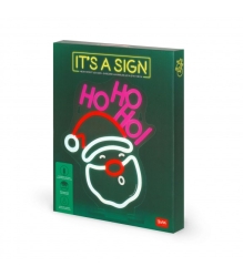 Legami Christmas Neon Effect Led Sign Santa Claus NEL0002