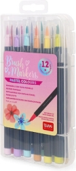 Legami Μαρκαδόροι Ζωγραφικής Brush Markers Pastel Set 12 Τεμ. BUMA0002