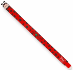 Legami Milano Στυλό Gel Που Σβήνει 0.7mm με Κόκκινο Mελάνι Lady Bug EP0074