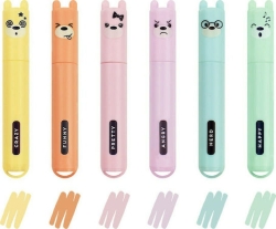 Legami Milano Teddy's Mood Mini Μαρκαδόροι Υπογράμμισης 5mm Πολύχρωμοι 6τμχ