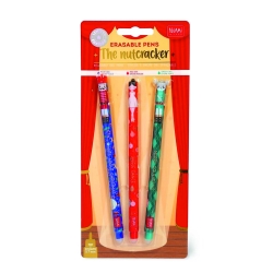 Legami Milano The Nutcracker 2025 Χριστουγεννιάτικο Christmas Edition Set 3 Erasable Pens EPSET00014