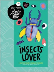 Les Ateliers 3D Φιγούρες & Αυτοκόλλητα - Insects Lover - Les Ateliers