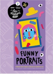 Les Ateliers - Funny Portraits - Αστεία Πορτραίτα - Δημιουργήστε με Αυτοκόλλητα