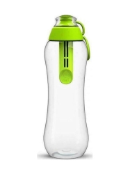 Ecolife Dafi Filter Bottle Πλαστικό Παγούρι με Φίλτρο 500ml Διάφανο/Πράσινο