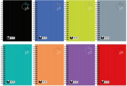 Λιναρδάτος Classic Ημερήσια Ατζέντα 2026 Σπιράλ 17x24εκ. (Διάφορα Χρώματα)