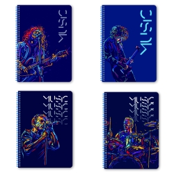Logigraf Τετράδιο Σπιράλ 17x25cm 2 Θεμάτων Music 02312
