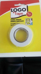 Logo Ταινία Διπλής Όψεως Αφρώδης 19mm x 1.5m 65ΔΚ0077