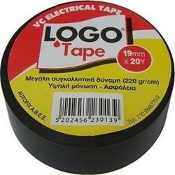Logo Ταινία Μονωτική 20m x 19mm Μαύρη