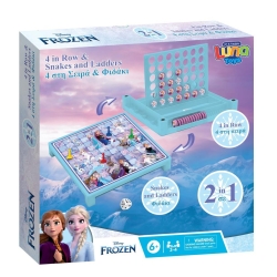Luna Επιτραπέζιο Παιχνίδι 4-Στη-Σειρά & Φιδάκι Frozen 564122