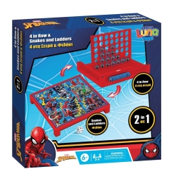 Luna Επιτραπέζιο Παιχνίδι 4-Στη-Σειρά & Φιδάκι Spiderman 508311