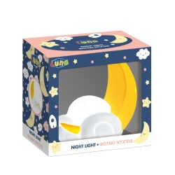 Luna Φωτάκι Νυχτός Φεγγαράκι 15x8,5x15cm 622160