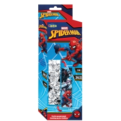 Luna Παζλ Χρωματισμού 24 Κομματιών 13x48cm Spiderman 500924