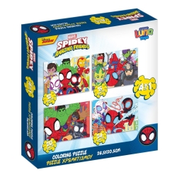 Luna Παζλ Χρωματισμού 4-Σε-1 Spidey 12/15/20/24τμχ 508275