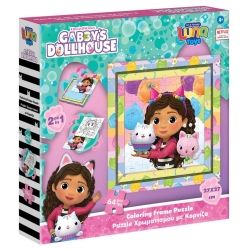Luna Παζλ Κορνίζα 27x27cm 64τμχ Gabby's Dollhouse 574039