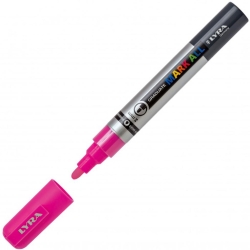 Lyra Μαρκαδόρος Ανεξίτηλος Graduate Mark All 2mm 328 Neon Pink L6820328