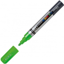 Lyra Μαρκαδόρος Ανεξίτηλος Graduate Mark All 2mm 371 Neon Green L6820371