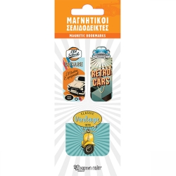 Magnetic Bookmark Retro Cars HB.MBM.00042