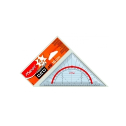 Maped Χάρακας Τριγωνικός Technic 16cm (14cm) Με Μοίρες 277747