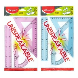 Maped Σετ Γεωμετρικά Unbreakable 20cm Σετ 4τμχ 981703