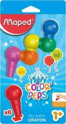 Maped Color Peps Crayon Για Μωρά 6χρ
